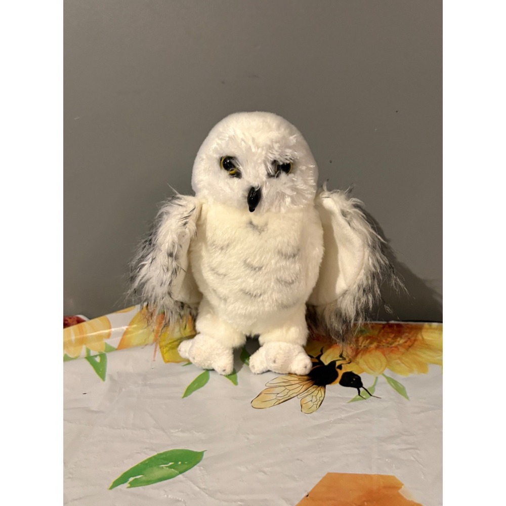 Douglas Cuddle Toys Snowy Owl Plush White Stuffed Animal Bird 8 Inch